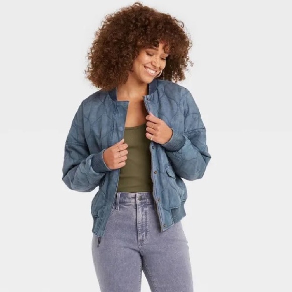Universal Thread Quilted Bomber Jacket